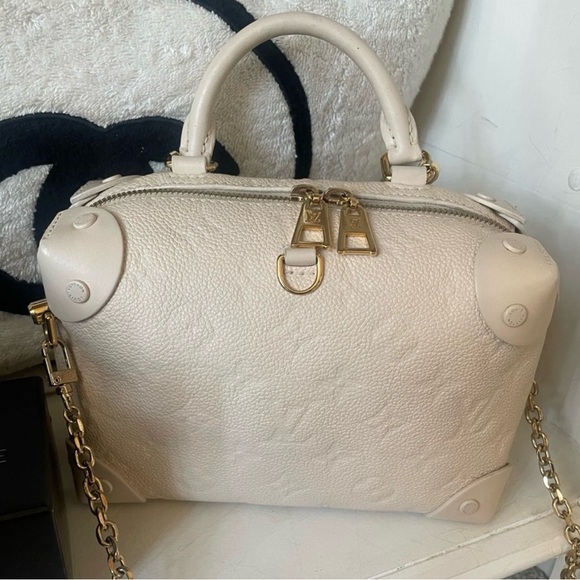 Louis Vuitton white monogram empriente petite Malle Souple - Picture 2 of 12